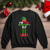 Je suis le Sweatshirt de Noël Naughty Elf Funny