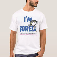 Je suis le T-shirt de base des hommes ENNUYÉS