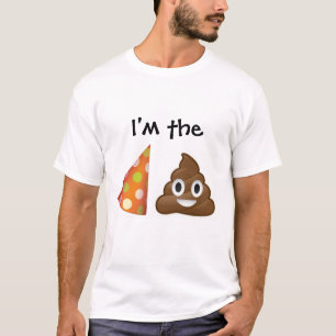 Je suis le T-shirt d'emoji de pooper de partie