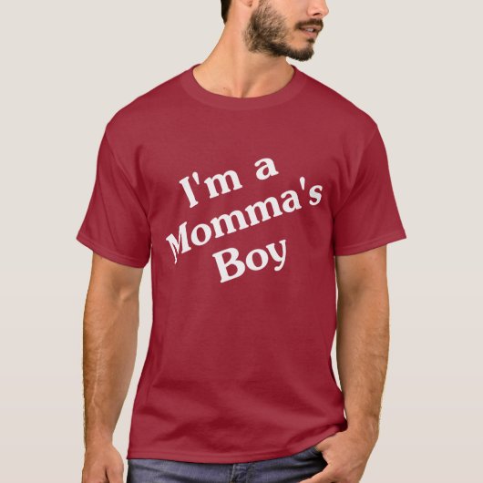 Je suis le T-shirt du garçon d'un Momma (Devant)
