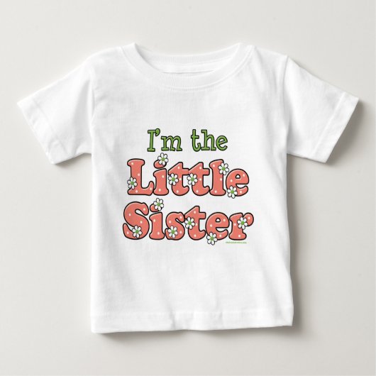 Je suis le T-shirt Little Sister Long Sleeve (Devant)
