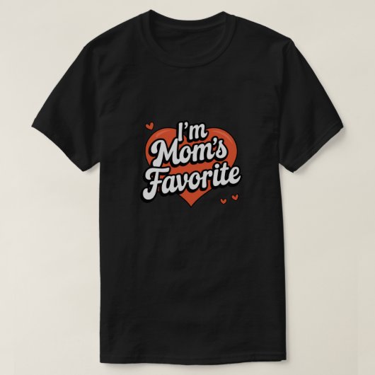 Je suis le T-shirt préféré de maman (Design devant)