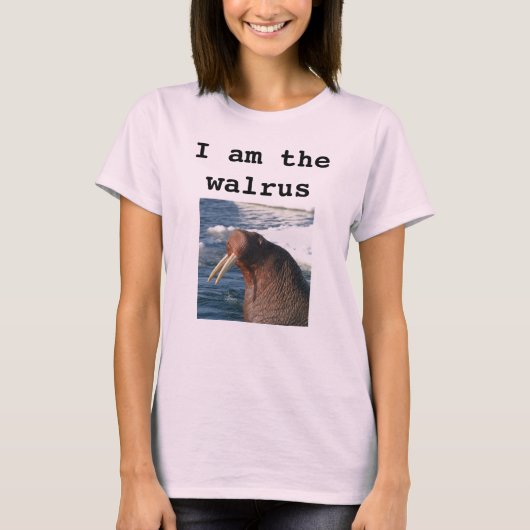 Je suis le t-shirt Walrus (Devant)