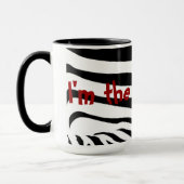 Je suis le Wild One (noir) Large Mug (Gauche)