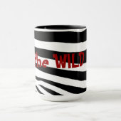 Je suis le Wild One (noir) Large Mug (Centre)
