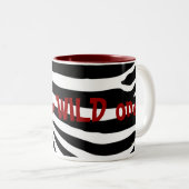 Je suis le Wild One (rouge) Mug (Devant droit)