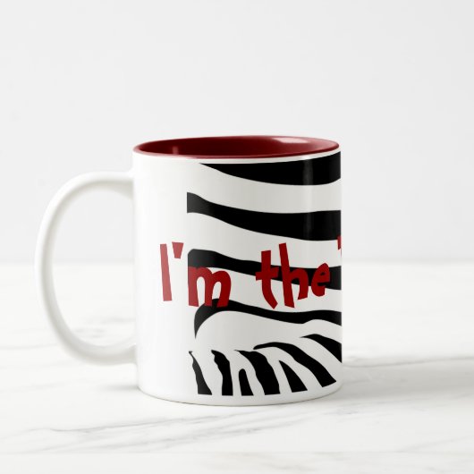 Je suis le Wild One (rouge) Mug (Gauche)