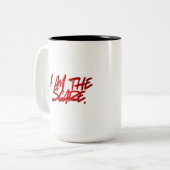 JE SUIS L'ÉPOUVANTE – Mug Café & Thé Audacieux & S (Devant gauche)