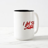 JE SUIS L'ÉPOUVANTE – Mug Café & Thé Audacieux & S (Devant droit)