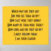 Je suis leur chef ! Affiche (Devant)