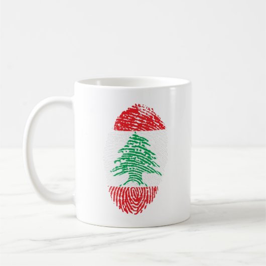Je Suis Libanais Café Mug (Gauche)