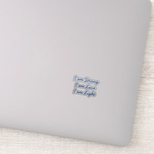 Je suis Light transparent autocollant