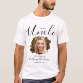 Je suis l'oncle | T-shirt photo pour diplômés (Devant)