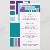 JE SUIS MA CARTE DE Menu Mariage BIEN AIMÉE (Devant / Derrière)