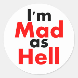 Je suis Mad as Hell Sticker