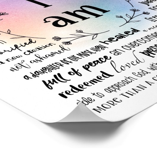 Je suis mon identité Poster (Coin)