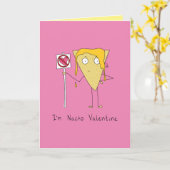 Je suis Nacho Valentine - Carte de vœux de la Sain (Fleur jaune)