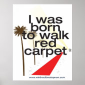 Je suis né 2 marcher le poster du tapis rouge (Devant)