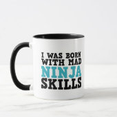 Je Suis Née Avec Mad Ninja Skills Mug (Gauche)