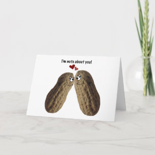 "Je suis nuts au sujet de vous !" carte de