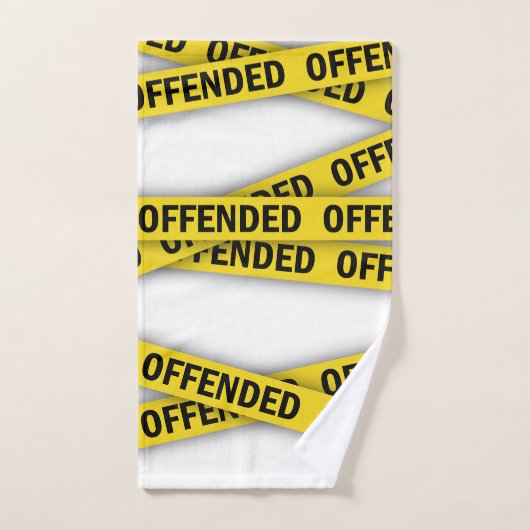Je suis offensé que la police ne croise pas (Serviette à main)
