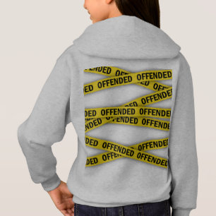 Je suis offensé ruban de police ne pas croiser