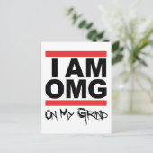 Je suis OMG Carte postale (Debout devant)