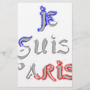 Je suis Paris Art Print Briefpapier
