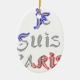 Je suis Paris Art Print Keramisch Ornament