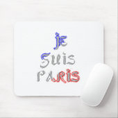 Je suis Paris Art Print Muismat (Met muis)