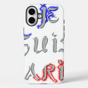 Je Suis Paris Ik hou van Parijs iPhone 16 Plus Hoesje