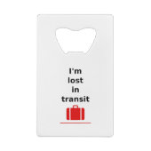 Je suis perdu dans la valise de voyage en transit (Dos)