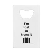 Je suis perdu dans la valise Voyage en Transit Lig (Dos)