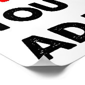 Je suis Perfect Funny Poster (Coin)