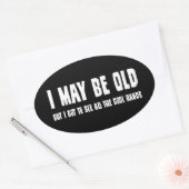 Je Suis Peut-Être Vieille Mais... Autocollants (Enveloppe)