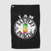 Je suis piloté par batterie serviette de golf (Devant)