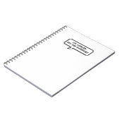 "Je suis plus frais, sur l'Internet." Carnet (Côté gauche)