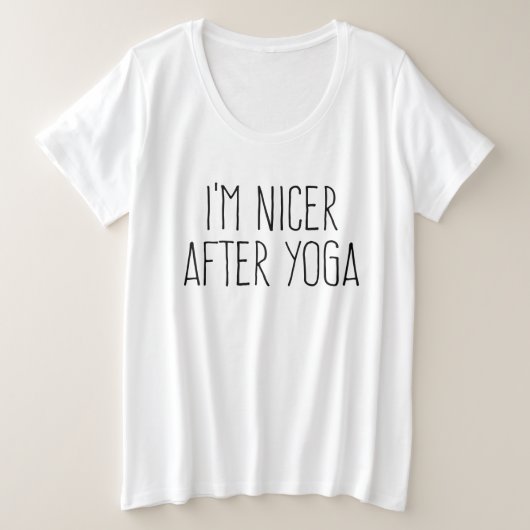 Je suis plus gentil après le yoga (Design devant)
