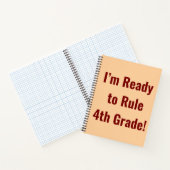 Je suis prêt à diriger Cahier personnalisé de 4e a (Intérieur)