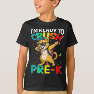 Je suis prêt à écraser le T-shirt pré-K Cat ver2