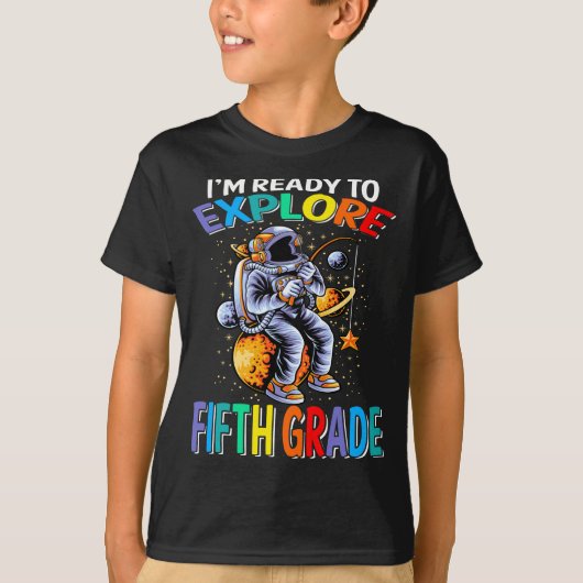 Je suis prêt à explorer le T-shirt de l'astronaute (Devant)