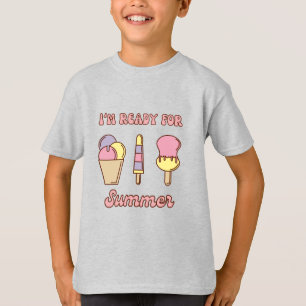 Je suis prêt pour l'été, T-Shirt drôle de glace