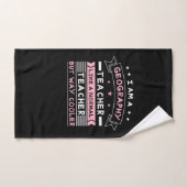 Je Suis Professeur De Géographie (Serviette à main)