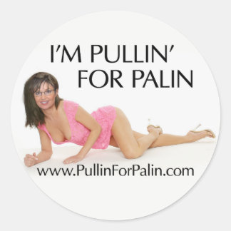 Je suis Pullin pour des autocollants de Palin