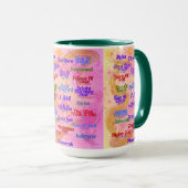 JE SUIS QUE JE SUIS Café Mug (Devant droit)