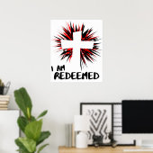 "Je suis racheté" Affiche murale (Bureau à domicile)