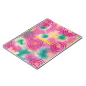 Je suis reconnaissante, abstrait carnet vert jaune (Côté gauche)