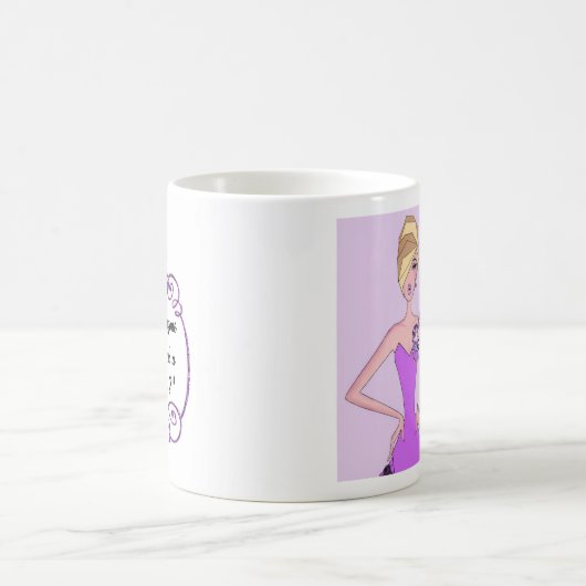 "Je suis Reine - Traite-En !" Café Mug (Centre)
