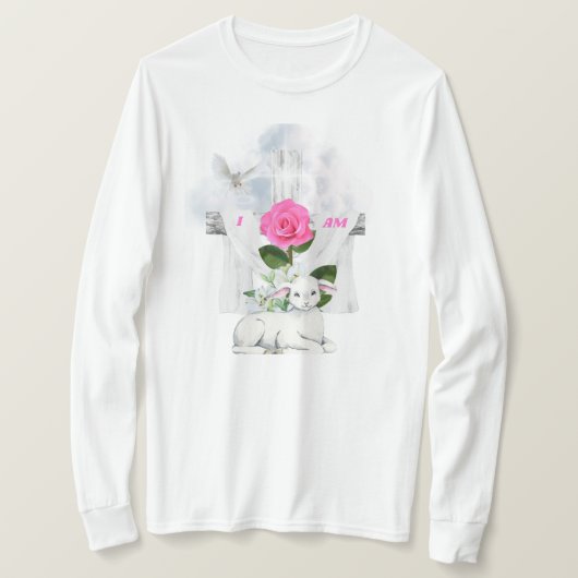 Je Suis Ressuscité Long Tshirt Manches (Design devant)