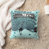 Je suis sa Coussin Mme Peacock (Couverture)